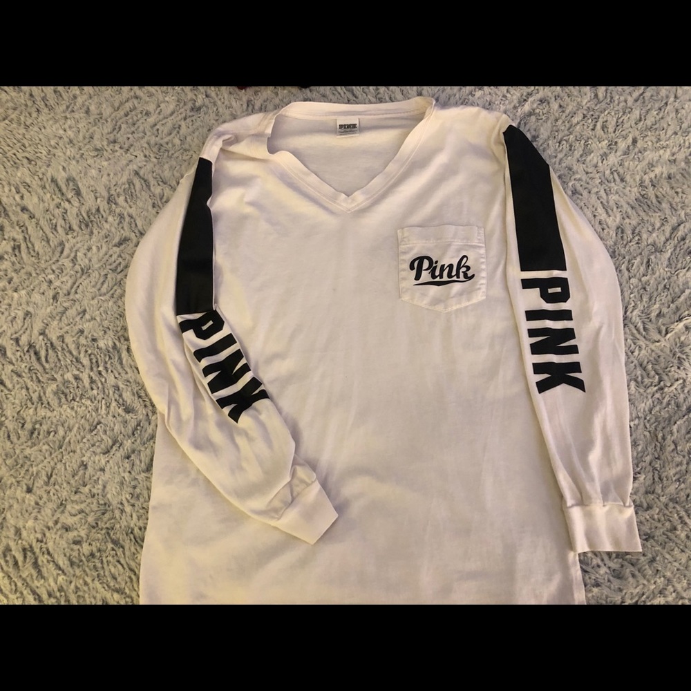 PINK long sleeve baby pink shirt